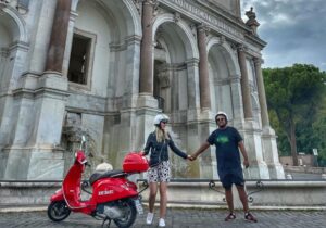 Vespa tour Rome
