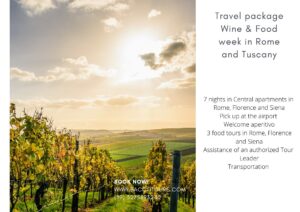 Travel package Rome Tuscany