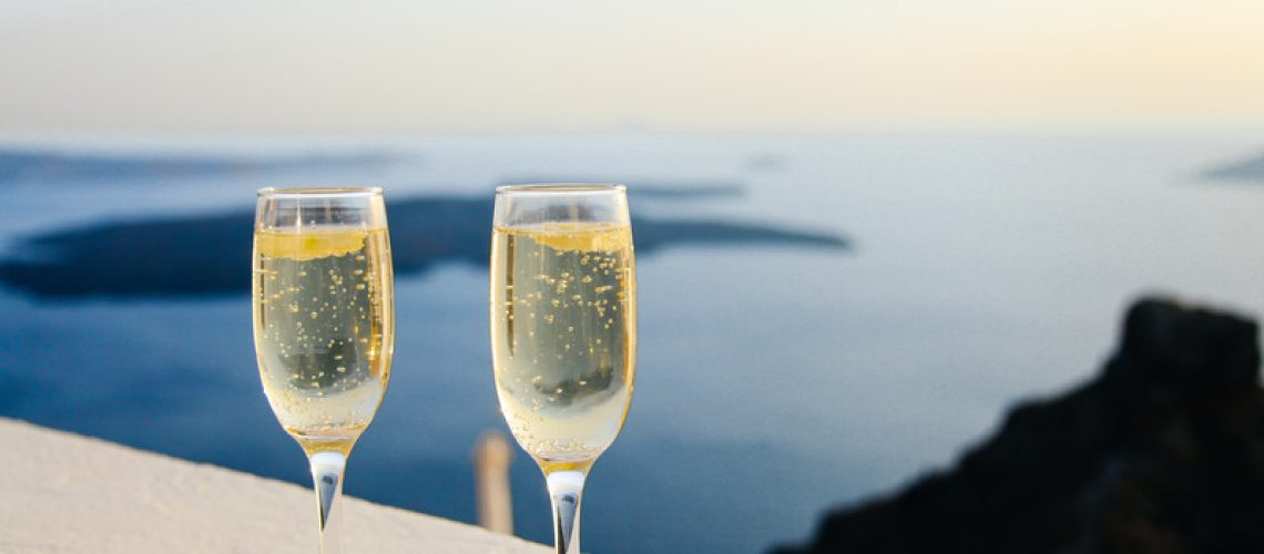 Canva - Sparkling Wine in Glasses